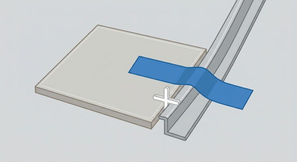 Step 5- Tape and Gap