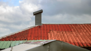 Salt air roof damage on a home in Virginia Beach Virginia