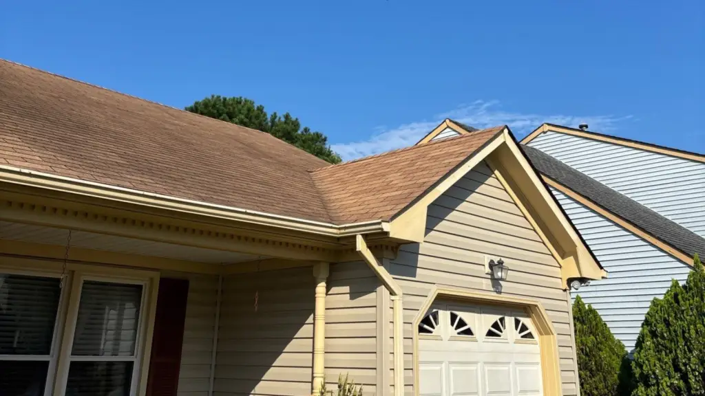 Roof valleys Virginia Beach showing areas vulnerable to leaks and storm damage