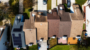 Townhome roof inspection Virginia Beach checking for leaks, storm damage, and shared-roof issues